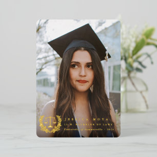 Anuncio de foto de graduación en la facultad de de
