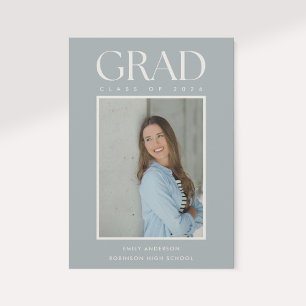 Anuncio de foto de graduación Modern Classic Sage