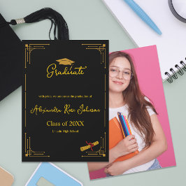 Anuncio de Foto de Graduado de Escuela Secundaria 