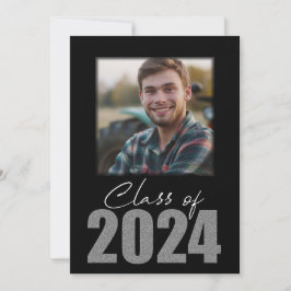 Anuncio de foto de la clase de 2024 con brillo pla