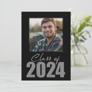 Anuncio de foto de la clase de 2024 con brillo pla