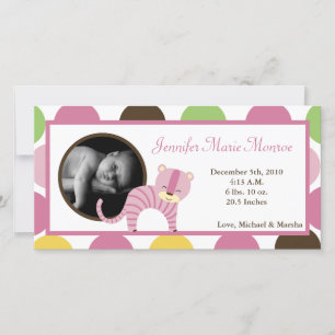 Anuncio de foto de nacimiento de Reina de la Selva