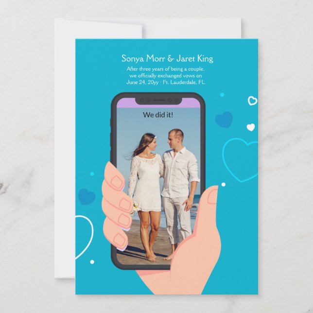 Anuncio de Foto de Teléfono Móvil (Anverso)