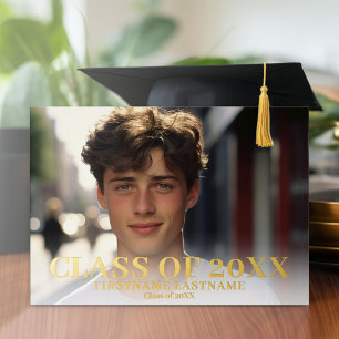 Anuncio de Foto e Invitación a la Fiesta de Gradua
