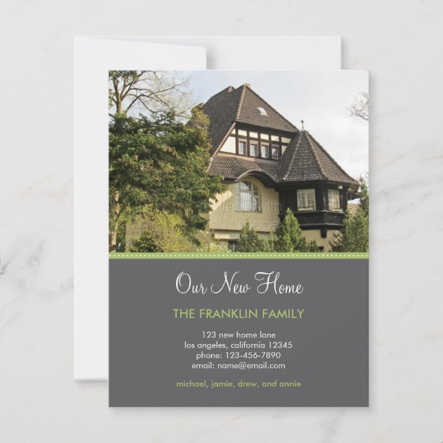 Anuncio de foto móvil de borde punteado (Anverso)