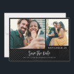 Anuncio de Fotos Chic Modernas para Guardar la Fec<br><div class="desc">Agrega tus fotos favoritas para crear un anuncio único e irrepetible de Guardar la Fecha que tus invitados amarán conservar como recuerdo</div>