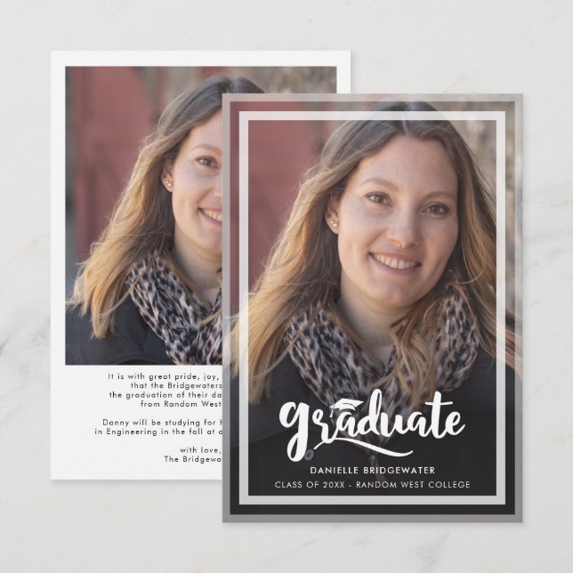 Anuncio de Fotos de Graduación 2026 Script (Anverso / Reverso)