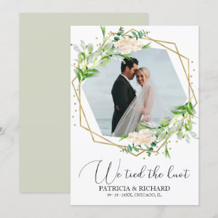 Anuncio de fuga a la naturaleza Nos hemos casado