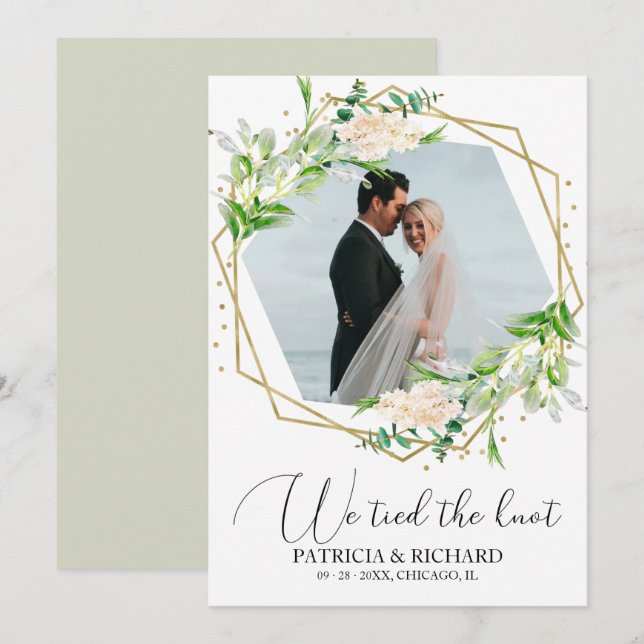 Anuncio de fuga a la verde que nos hemos casado (Anverso / Reverso)