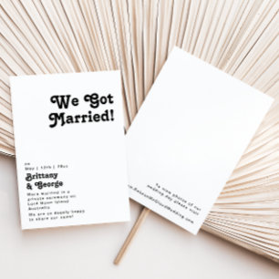 Anuncio de fuga con tipografía retro moderna