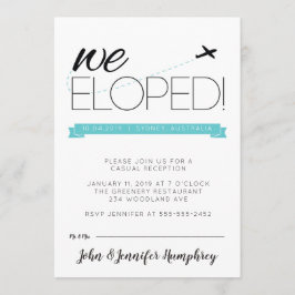 Anuncio de fuga y recepción de invitación