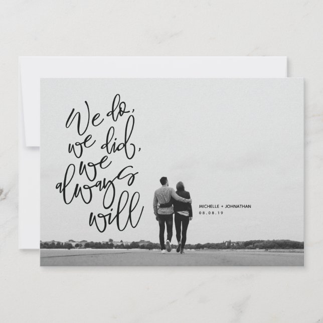 Anuncio de fuga y tarjeta de invitación (Anverso)