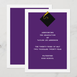 Anuncio de graduación 