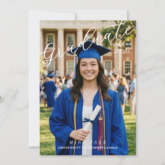 Anuncio de Graduación (Anverso)