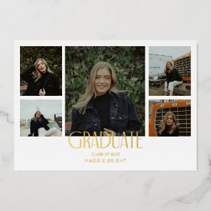 Anuncio de graduación 2023 con varias fotos