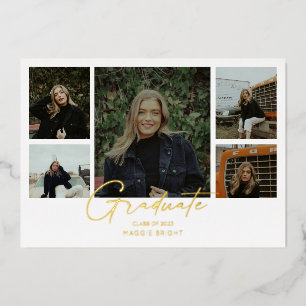 Anuncio de graduación 2023 con varias fotos