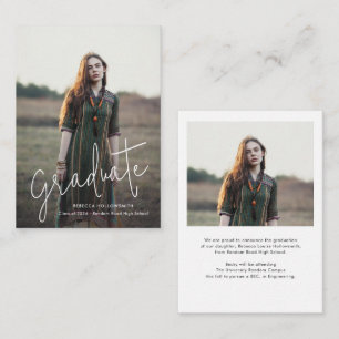 Anuncio de graduación 2026 Foto Anuncio de graduac