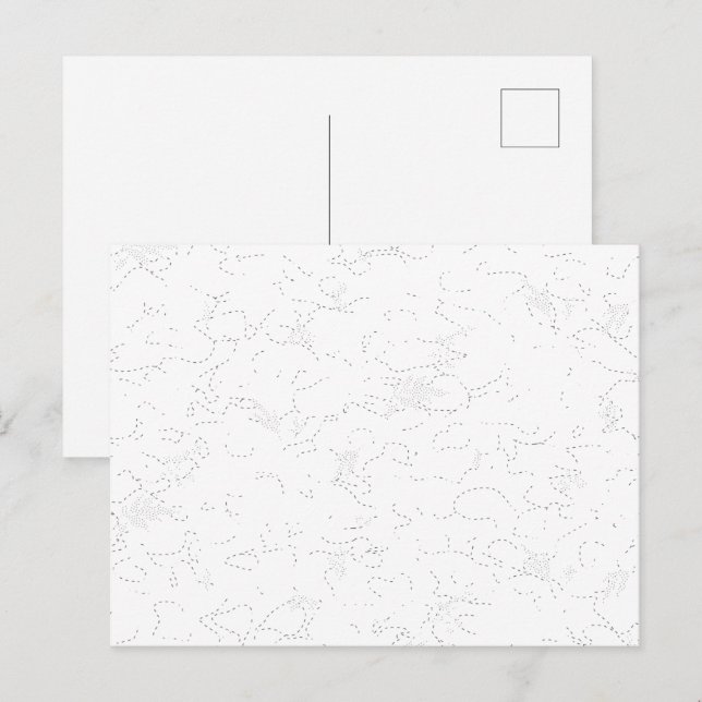 Anuncio de Graduación Blanco Elegante (Anverso / Reverso)