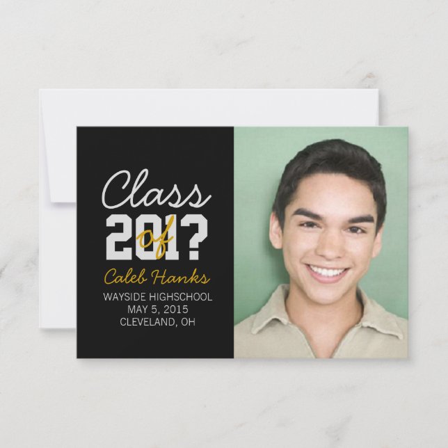 Anuncio de graduación | Clase de ? |blyellow (Anverso)