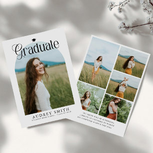 Anuncio de graduación con arco boho moderno 6 foto