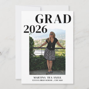  Anuncio de Graduación con Foto 