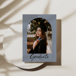 Anuncio de graduación de arco Invitación de papel