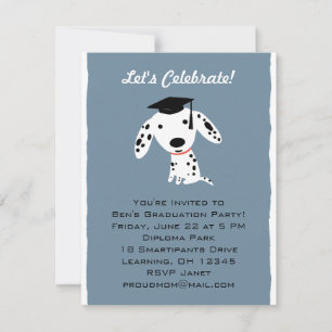 Anuncio de Graduación de Cachorro Dálmata