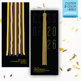 Anuncio de graduación de diseño moderno | Edición 