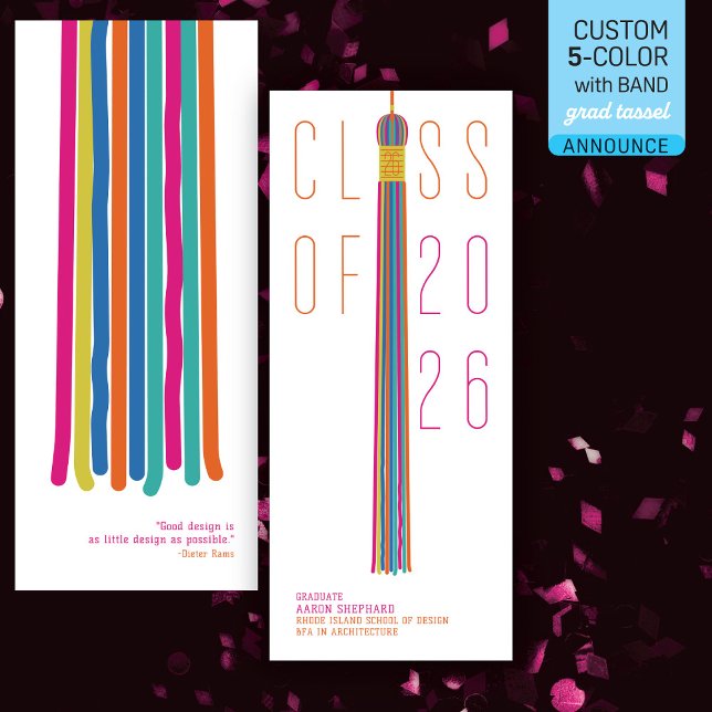 Anuncio de graduación de diseño moderno | Edición  (Subido por el creador)