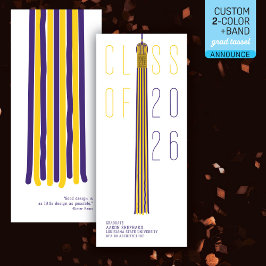 Anuncio de graduación de diseño moderno | Edición 