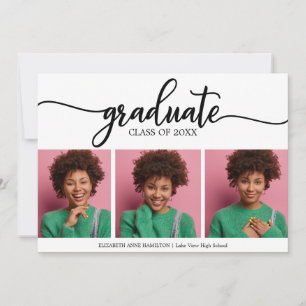 Anuncio de graduación de escuela secundaria 3 foto