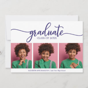 Anuncio de graduación de escuela secundaria 3 foto