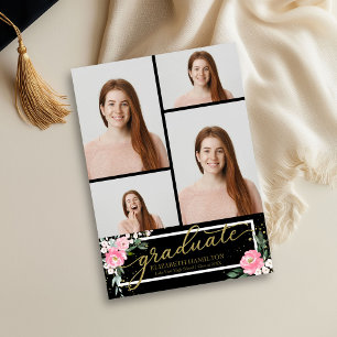 Anuncio de graduación de escuela secundaria 4 foto