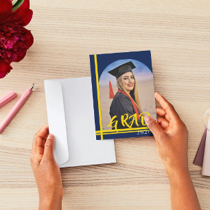 Anuncio de graduación de escuela secundaria líneas