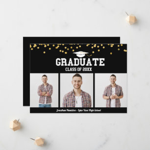 Anuncio de graduación de escuela secundaria Tarjet