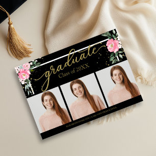 Anuncio de graduación de escuela secundaria Tarjet