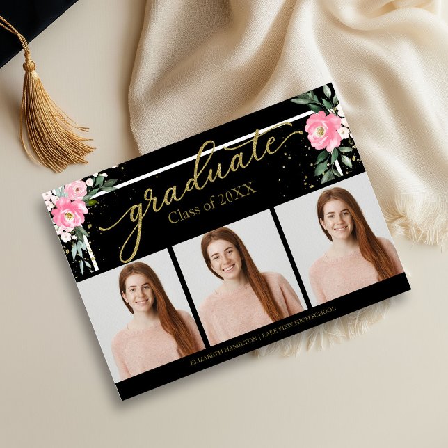 Anuncio de graduación de escuela secundaria Tarjet (Subido por el creador)