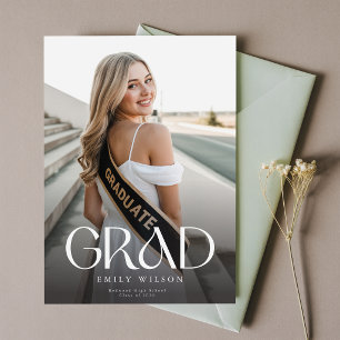 Anuncio de Graduación de Foto con Grado de Escritu