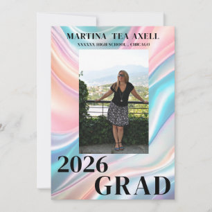 Anuncio de graduación de foto moderna