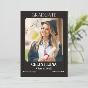 Anuncio De Graduación De Fotografías Clásicas De C