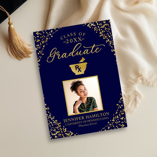 Anuncio de graduación de la Escuela de Farmacia de (Subido por el creador)