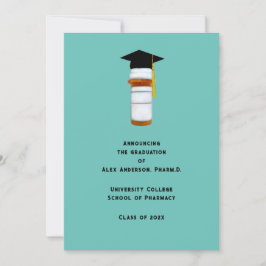 Anuncio de graduación de la Facultad de Farmacia