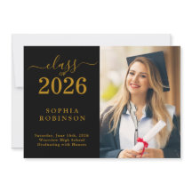 Anuncio de graduación de la promoción de 2026