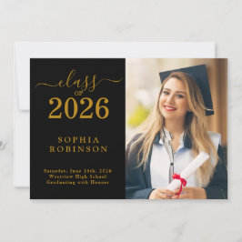 Anuncio de graduación de la promoción de 2026