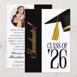 Anuncio de graduación de la promoción de 2026