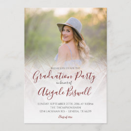 Anuncio de graduación de rosa geométrica moderna c