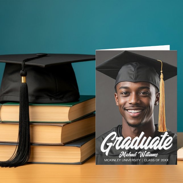 Anuncio de graduación doblado en negrita foto de g (Subido por el creador)