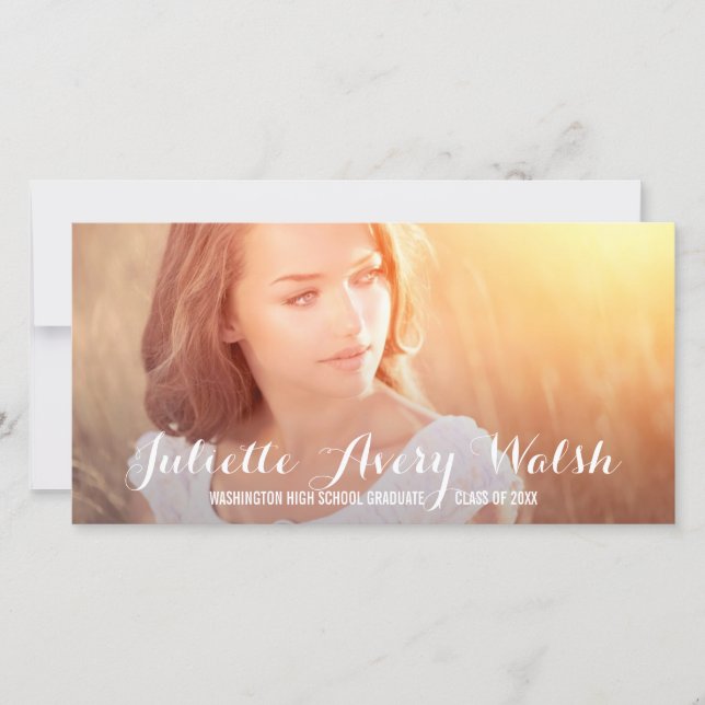 Anuncio de Graduación Dulce Simplicidad (Anverso)