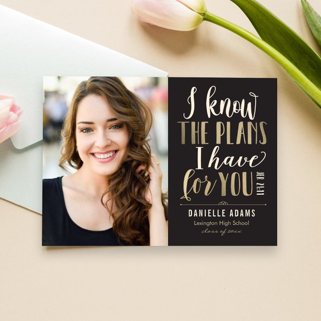 Anuncio de graduación EDITABLE COLOR Sus Planes (Subido por el creador)