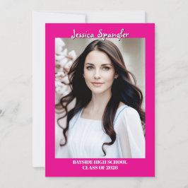 Anuncio de Graduación Editable - Doble Cara